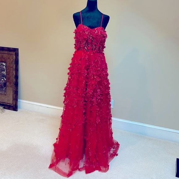 Custom NYFW Marc DeFang formal gown - Picture 1 of 11